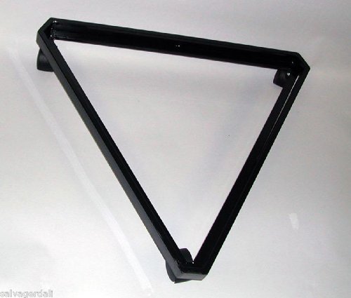 One NEW Triangular 3-Way Base with Casters for Store Display Grid Panels - BLACK