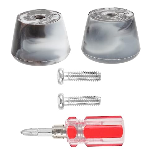 BESPORTBLE 1 Set Roller Skates Toe Stops with Brake Pads for Skateboard Easy Install Pu Material Toe Stoppers