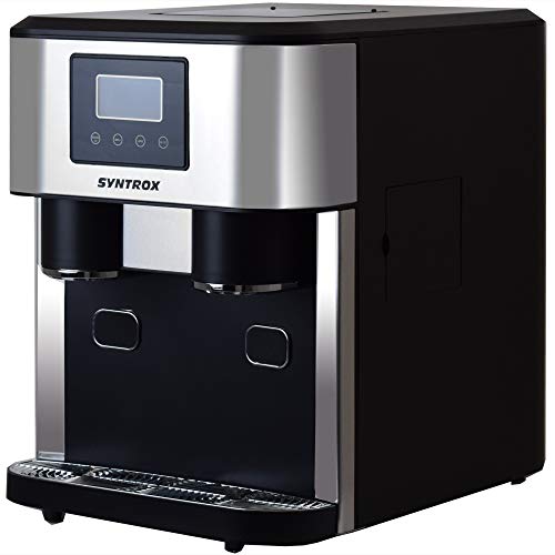 Syntrox Germany Eiswürfelbereiter, Eiswürfelmaschine, Crushed Ice Maker, 18 kg / 24h, 2 Würfelgrößen, LED-Beleuchtung… – Bild 5