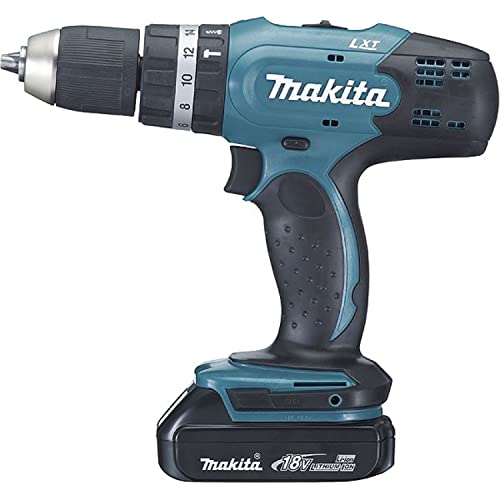 Makita Akku-Schlagbohrschrauber 18 V inklusive 2 Akkus 1,5 Ah und Ladegerät im Makpac, DHP453RYJ