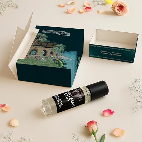 Image of Gentlemen Oud Attar | Non-Alcoholic Perfume Oil Roll On | Luxury Attar | Premium & Long Lasting | 6 ml