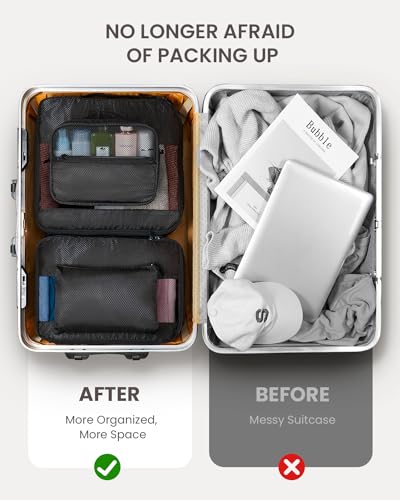 Goosom Packing Cubes For Travel - 8 Set Of Packing Cubes For Suitcases - Packing Cubes For Carry On Suitcase Organizer Bags Set For Travel Accessories, Travel Bags Organizer For Luggage thumb #3