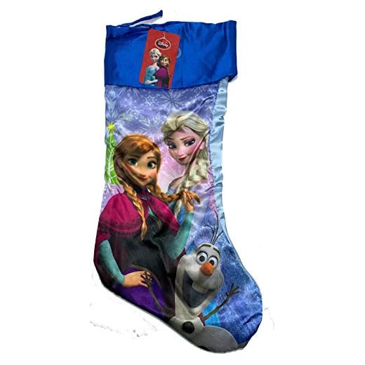 Disney Frozen calcetín de Navidad 20 inch Satén totalmente impreso