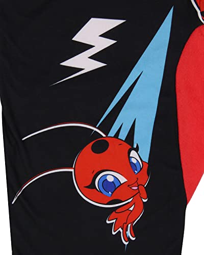 Komar Kids Miraculous Ladybug Girls Girl Power Full Zip Blanket Sleeper Hooded Pajama4