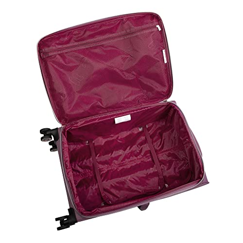 It Luggage Enliven 31" Softside Checked 8 Wheel Expander Spinner, Wistful Mauve #TOP1