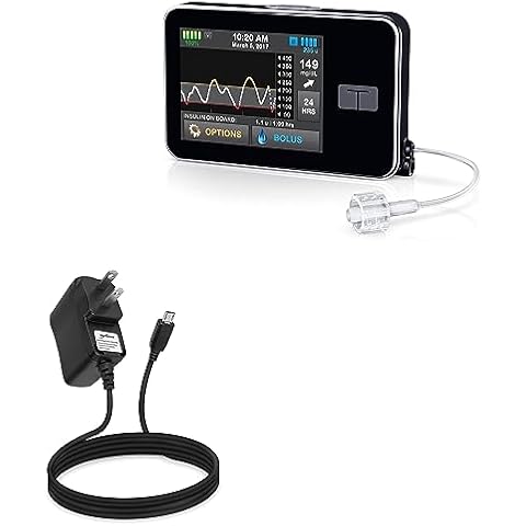 BoxWave Charger Compatible with Tandem t:Slim X2 Insulin Pump - Wall Charger Direct (5W), Wall Plug Charger Cover