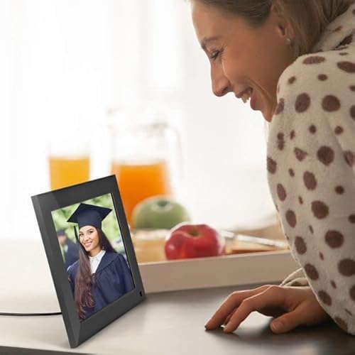 Aluratek - 9" Wifi Touchscreen Ips Lcd Display Digital Photo Frame With Motion Sensor And 16Gb Built-In Memory - Black (Aws09F) #TOP5