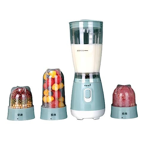 Personal Blender Smoothie Maker Power Grinder 2-Geschwindigkeiten Smoothie Blender Mit Edelstahlklingen Zerkleinerer Ice Crusher Mit 32.000 U/min Hochgeschwindigkeit BPA-freier Tritanbehälter 250W (S