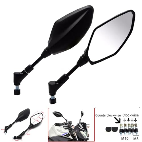 Espejos retrovisores moto que eliminan vibraciones para Yamaha MT 09 y XSR 700 900 2016-2023 3