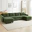 Dark Green 4 Seats + 2 Stools
