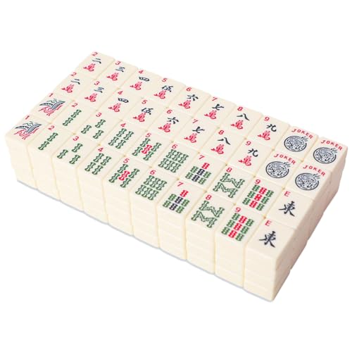 GUSTARIA American Mahjong Tiles for Mahjong Lovers: 166 Ivory Color Tiles with Mixers Set of 4  
GUSTARIA American Mahjong Tile Set: 166 Ivory Color Tiles for Enthusiasts with Mixers  
GUSTARIA Mahjong Tiles for Beginners: 166 Ivory Color American St
