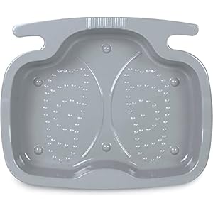 Intex 29080E B00GSPHTLY Poolleiter-Fußwanne, 1 Stück, Grau