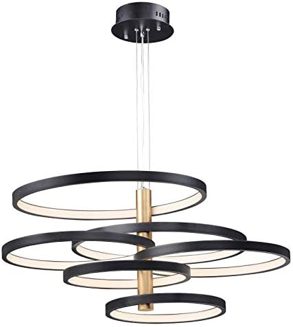 Hoopla-Multi-Light Pendant Black