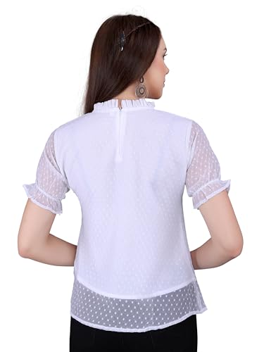 Image of Sidhidata Women's Tissue Fabric Premium Regular Fit Casual Top For & Girl'S