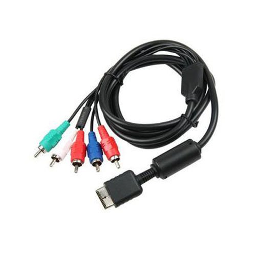 OSTENT Component AV Audio Video HDTV Cable Cord for Sony PS2 PS3