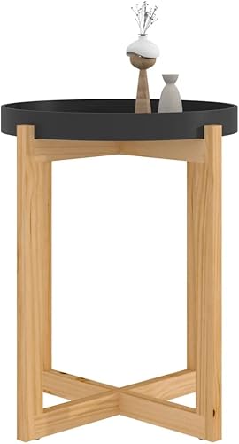 Miniatura 3 de BUKSCYJS Coffee Table,Stylish Coffee Table, Narrow Coffee Table Suitable for Living Room, Office, Balcony, Family Living Room Black