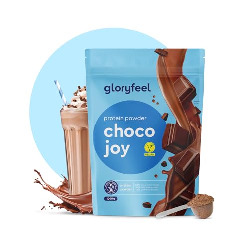 Proteína Vegana - Sabor CHOCOLATE - 1kg Proteína en polvo sin azúcar - 21g de proteinas para aumentar o mantener la masa muscular - Aislado de proteina de guisante - Sin soja ni lactosa
