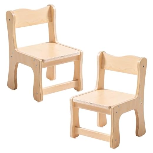 Durable Wooden Toddler Chairs Set