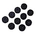 TOYANDONA 30pcs Felt Bass Drum Beater Replacement Low Volume Cymbals Accessory Pack Cymbal Felt Pads for Guitar Strap Buttons