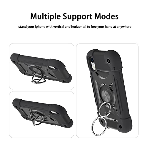 Coque iPhone XR antichoc aimantée MARKILL avec support béquille - 6