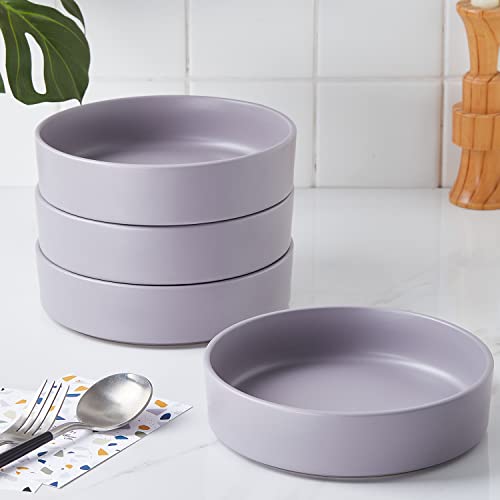 Image of Stone Lain Cleo Stoneware 32-piece Round Dinnerware Set, Light Gray,Service For 8,Coupe - Celina