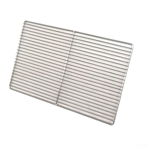 Parrilla para barbacoa, 30 x 40 cm, malla de acero inoxidable 304, rejilla para parrillas, estante de alambre antiadherente grueso, para patio, camping, fuego (30 × 30)