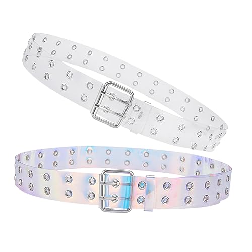 VANZACK 2Pcs Fashion PU Leather Waist Belts for Women Jeans Pants Accessory Chic Stylish Design for Dresses Casual Wear Unique Color Combination