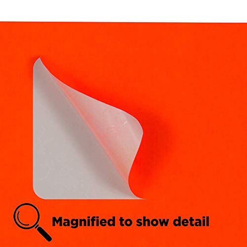 Jam Paper Shipping Address Labels - Standard Mailing - 2 X 4 - Neon Orange/Fluorescent Red - 120/Pack #TOP4