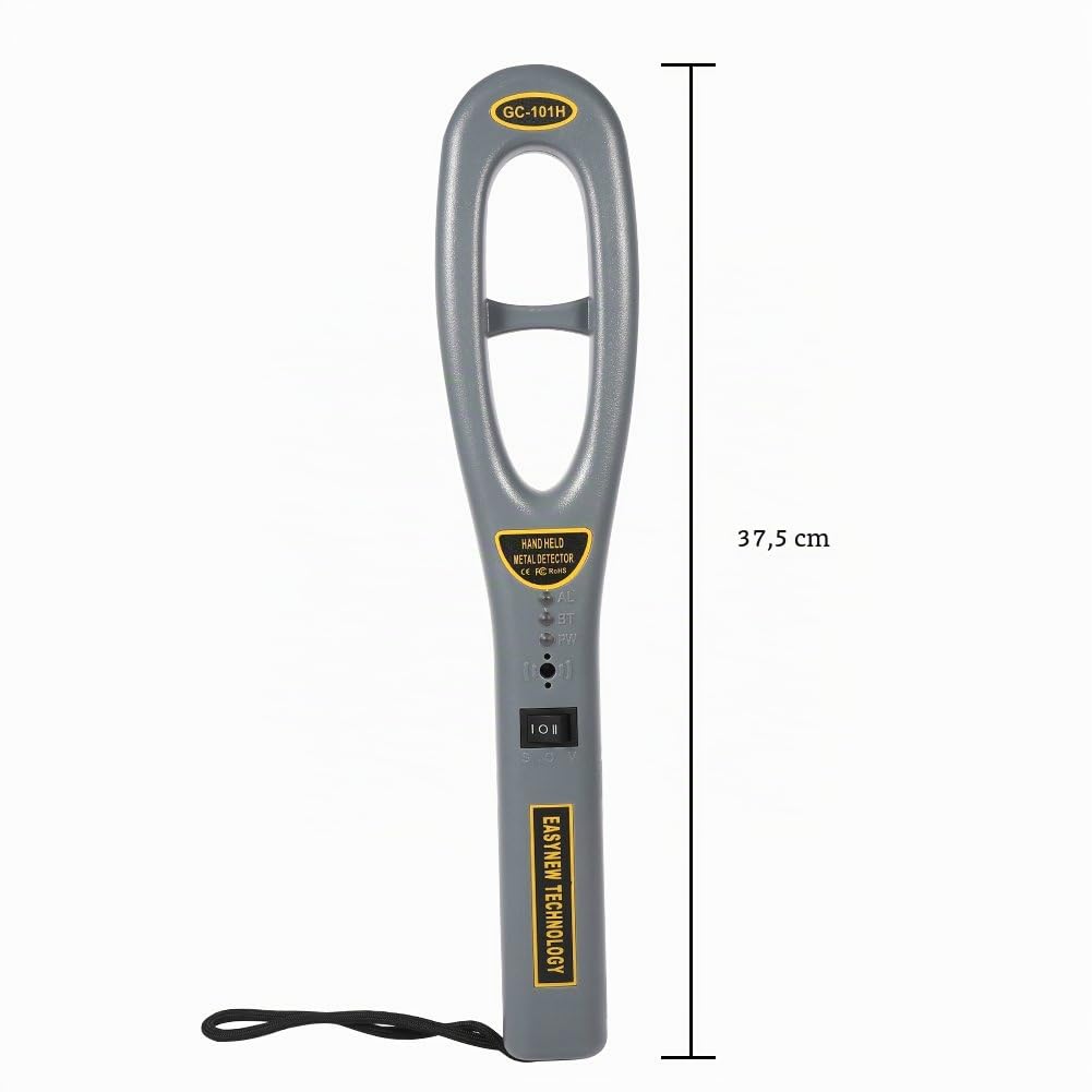 Détecteur de Scanner de métaux Portable Haute sensibilité Tenu dans la Main de Recherche de Chasseur de sécurité Utilisation sur Le béton de Mur Sec