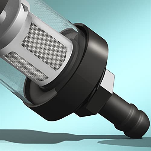 Filtro de óleo universal 8mm motocicleta metal modificado limpador de óleo filtro em linha motor rem