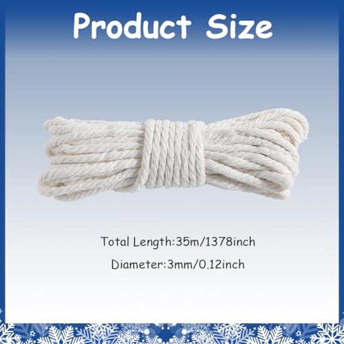 SUNNYCLUE Kit de 4 conjuntos de macramê DIY enfeites de macramê de Natal macramê flocos de neve chav