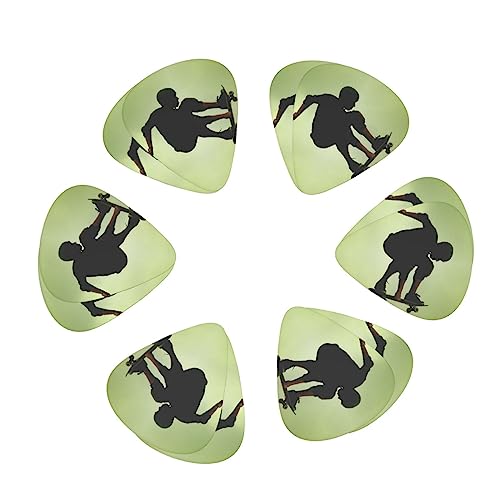 Lot de 12 médiators tendance et durables pour guitare électrique et basse dans une boîte pour ukulélé - Les Beatles, Paul McCartney, John Lennon, RIngo Starr, George Harrison Lot de 12 médiators tendance et durables pour guitare électrique et basse dans une boîte pour ukulélé – Image 3