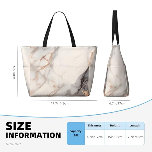 Beach Bags For Women, Beach Tote Bags With Zipper, Swim Pool Bag For Vacation Travel4