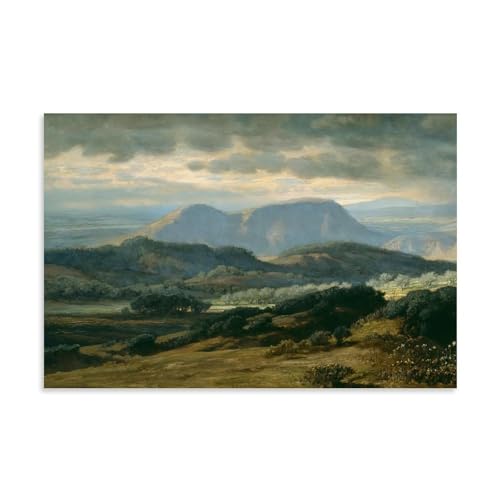 Elihu Vedder Impression D'art Tempête En Ombrie 1875 affiche romantisme haute qualite
