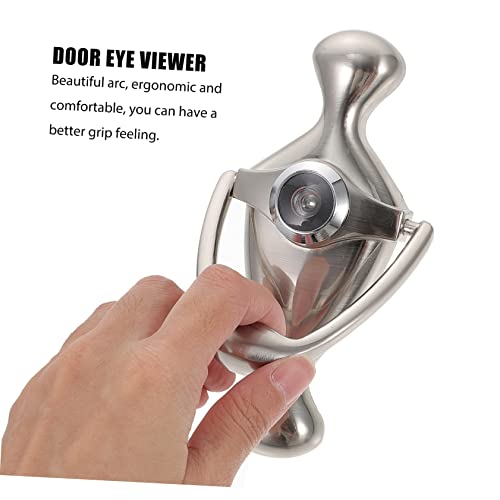 Housoutil 2Pcs Knocker With Cat's Eye Door Knockers For Front Door Brass Door Knocker Front Door Knocker Balls Door Knocker Door Hardware Door Security Knocker Door Knocker And Viewer #TOP7
