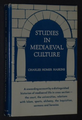 Studies in Mediaeval Culture B00086JUYI Book Cover