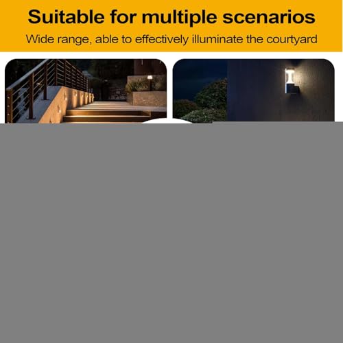 Luces solares para cubierta impermeables y de bajo consumo para jardín 4