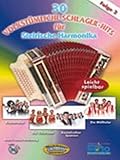 Musik-Noten Ausgabe / Score / Sheetmusic : 30 VOLKSTUEMLICHE 2 SCHLAGER HITS arrangiert für Steirische Handharmonika - Diat. Handharmonika - mit CD