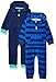 Amazon Essentials 2-Pack Microfleece Hooded Coverall Fashion-Hoodies, Sports, Newborn