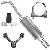 FERROZ Pot d’échappement arrière pour Volkswagen Golf 4 IV 10.1997-07.2006 1.8 T 2.3 VR5 Break Variant