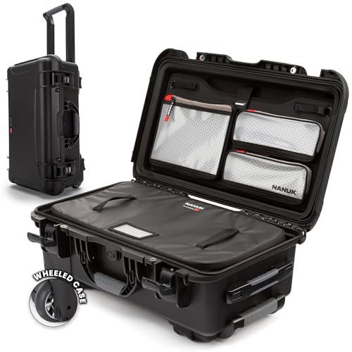 Image of NANUK 935 Pro Photo with N-Cubik - Waterproof Travel Camera Hard Case with 13L N-Cubik Insert and Wheels, 22 inch x 14 inch x 9 inch, Dustproof and Impact-Resistant, Airline Carry-On Approved - Black