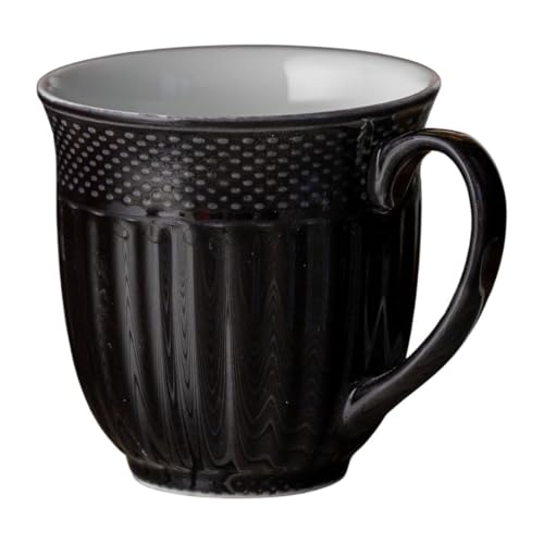 Image of Clay Craft Fine Ceramic Tea Cups Set of 6| 200 Ml Elegant Textured Cups with Comfortable Handle | Ideal for Tea| Coffee| Home Use & Gifting