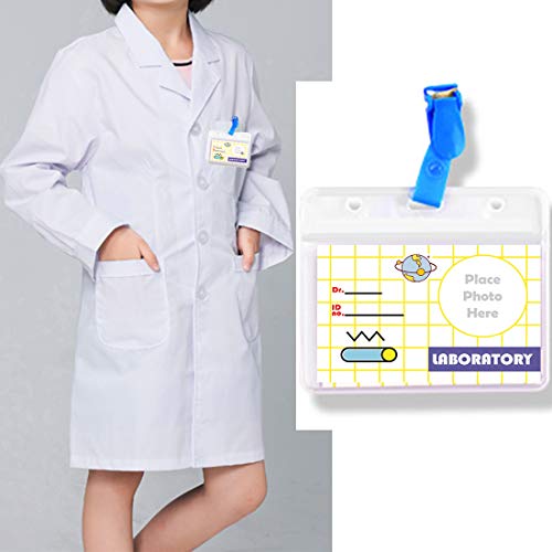 Kids Science Experiment Kit with Lab Coat Scientist Costume Dress Up and Role Play Toys Gift for Boys Girls Kids Age 5 - 11 Christmas Birthday Party