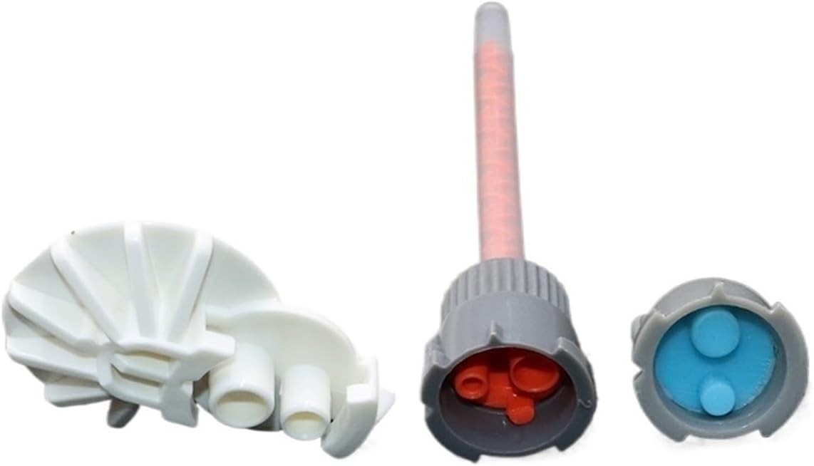 エポキシ混合ノズル 50個入りエポキシ混合ノズルミキサー接着剤グルーガンアプリケーターMB3.2-16Lグレースタティックミキシング