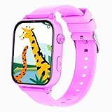 Reloj Inteligente Niño con GPS y Llamadas, 4G Smartwatch Niños Niña con Telefono, SOS, Chat de Voz, Videollamada, Modo Clase, Cámara, Podómetro, Reloj Infantil Niño Niña de 4 a 10 11 12 Años, Lavanda