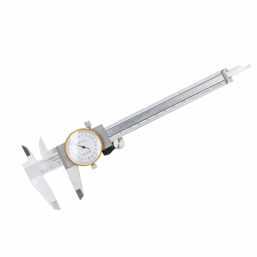 Calibrador de marcación vernier herramienta de medición manual 0-150mm acero inoxidable