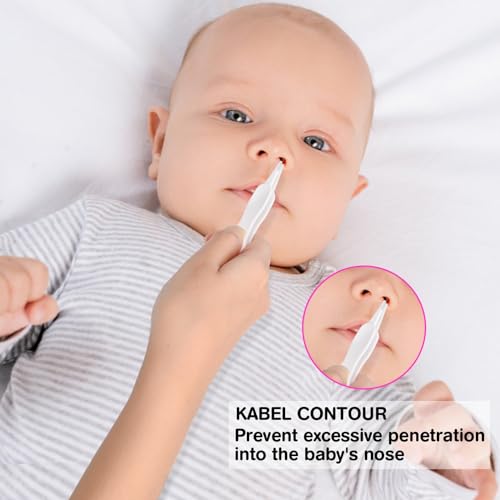 Baby Nose & Ear Cleaner Tool 3 in 1 Nose & Ear Wax Removal Tweezers Booger Picker for Sticky & Dried Boogers (Blue)