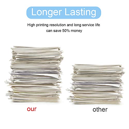 6 Pack Compatible Printer Ink Ribbon Replacement For Epson S015329, S015337 Worked For Epson Fx 890 / 890N, Lq 590, Black #TOP4