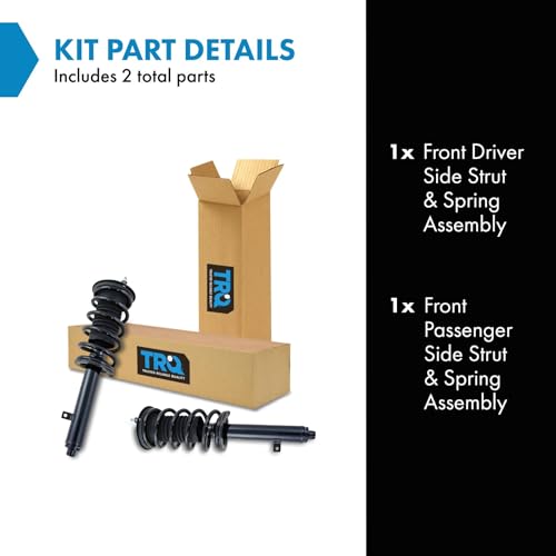 Image of TRQ Front Driver and Passenger Side Strut and Spring Assembly Set