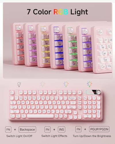 Teclado Gamer V102 Conectividad USB-A 75% RGB miniatura 2